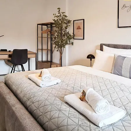 Livation - Hamm-mitte - 2 Zi - Nespresso - Smarttv - Freewifi - Ausgestattete Kueche - 24h Check-in - Bis 4 Pers Pro Apartman Hamm