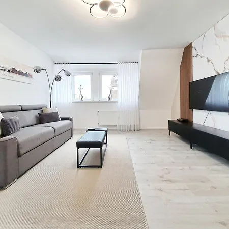 Lägenhet Livation - Hamm-mitte - 2 Zi - Nespresso - Smarttv - Freewifi - Ausgestattete Kueche - 24h Check-in - Bis 4 Pers Pro