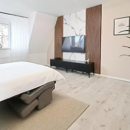 Livation - Hamm-mitte - 2 Zi - Nespresso - Smarttv - Freewifi - Ausgestattete Küche - 24h Check-in - Bis 4 Pers Pro Apartamento