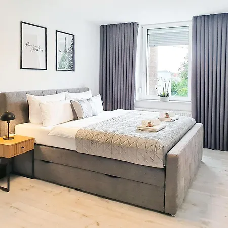 Livation - Hamm-mitte - 2 Zi - Nespresso - Smarttv - Freewifi - Ausgestattete Kueche - 24h Check-in - Bis 4 Pers Pro *
