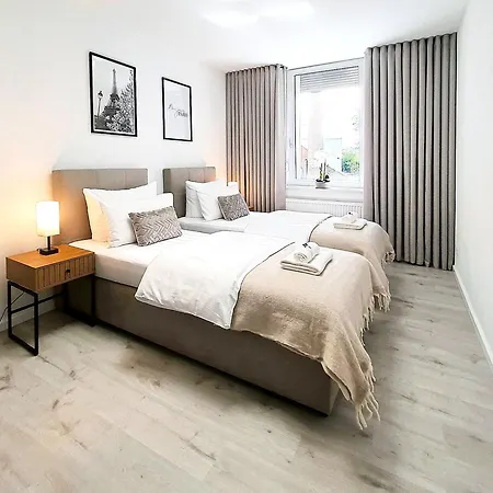 Apartmán Livation - Hamm-mitte - 2 Zi - Nespresso - Smarttv - Freewifi - Ausgestattete Kueche - 24h Check-in - Bis 4 Pers Pro