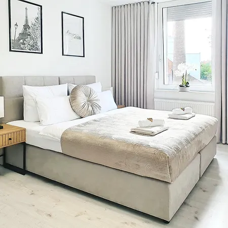 Apartmán Livation - Hamm-mitte - 2 Zi - Nespresso - Smarttv - Freewifi - Ausgestattete Kueche - 24h Check-in - Bis 4 Pers Pro *