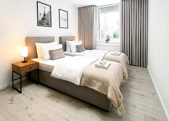 Apartament Livation - Hamm-mitte - 2 Zi - Nespresso - Smarttv - Freewifi - Ausgestattete Kueche - 24h Check-in - Bis 4 Pers Pro