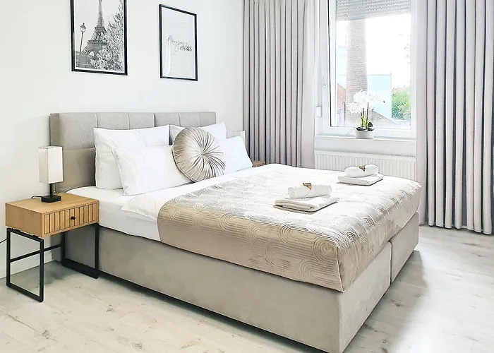 Appartement Livation - Hamm-mitte - 2 Zi - Nespresso - Smarttv - Freewifi - Ausgestattete Kueche - 24h Check-in - Bis 4 Pers Pro *